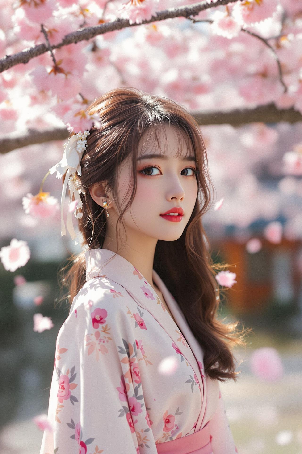 编辑精选 - 樱花树下的少女 - 福利姬图集